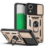Cover per fotocamera scorrevole Design Custodia per telefono in TPU + PC, For Samsung Galaxy A03 Core