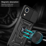 Cover per fotocamera scorrevole Design Custodia per telefono in TPU + PC, For Samsung Galaxy A03 Core