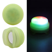 Custodia protettiva in silicone per localizzatore di posizione anti-smarrimento con collare per animali domestici con luce per AirTag