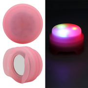 Custodia protettiva in silicone per localizzatore di posizione anti-smarrimento con collare per animali domestici con luce per AirTag