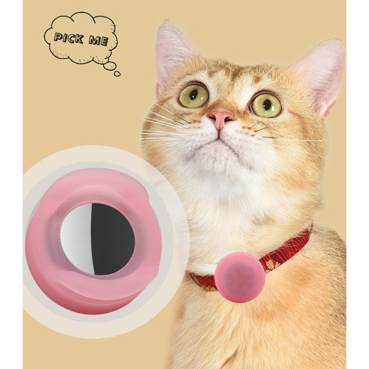 Custodia in silicone per AirTag con luce e collare