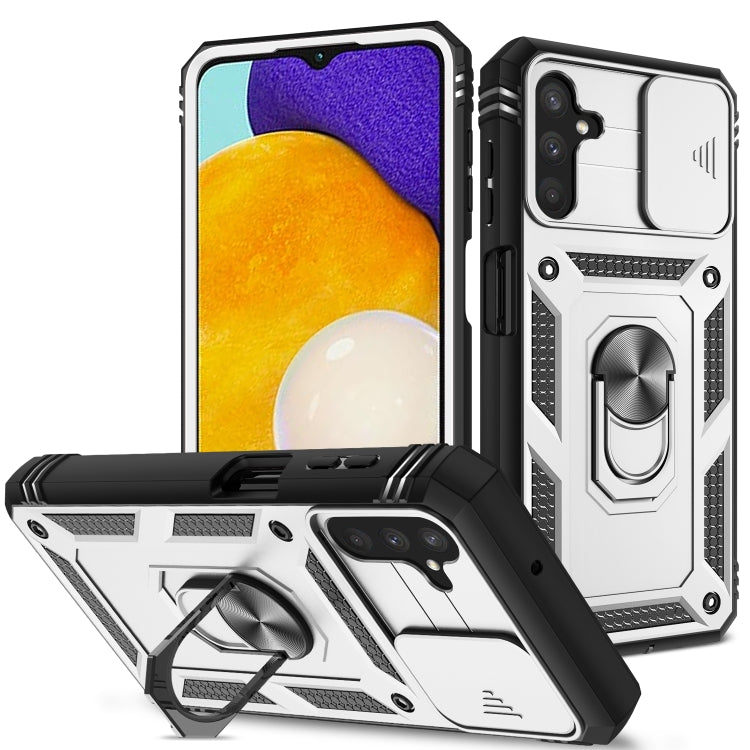 Cover per fotocamera scorrevole Design TPU + Custodia protettiva per PC, For Samsung Galaxy A13 5G