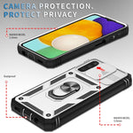 Cover per fotocamera scorrevole Design TPU + Custodia protettiva per PC, For Samsung Galaxy A13 5G
