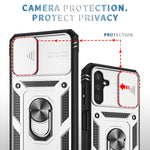 Cover per fotocamera scorrevole Design TPU + Custodia protettiva per PC, For Samsung Galaxy A13 5G