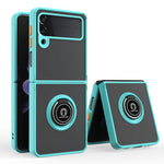 Custodia per telefono con supporto per PC + TPU serie Q Shadow 1, For Huawei P50 Pocket, For Samsung Galaxy Z Flip 3 5G
