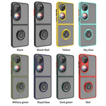 Custodia per telefono con supporto per PC + TPU serie Q Shadow 1, For Huawei P50 Pocket, For Samsung Galaxy Z Flip 3 5G