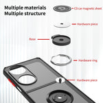 Custodia per telefono con supporto per PC + TPU serie Q Shadow 1, For Huawei P50 Pocket, For Samsung Galaxy Z Flip 3 5G
