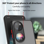 Custodia per telefono con supporto per PC + TPU serie Q Shadow 1, For Huawei P50 Pocket, For Samsung Galaxy Z Flip 3 5G