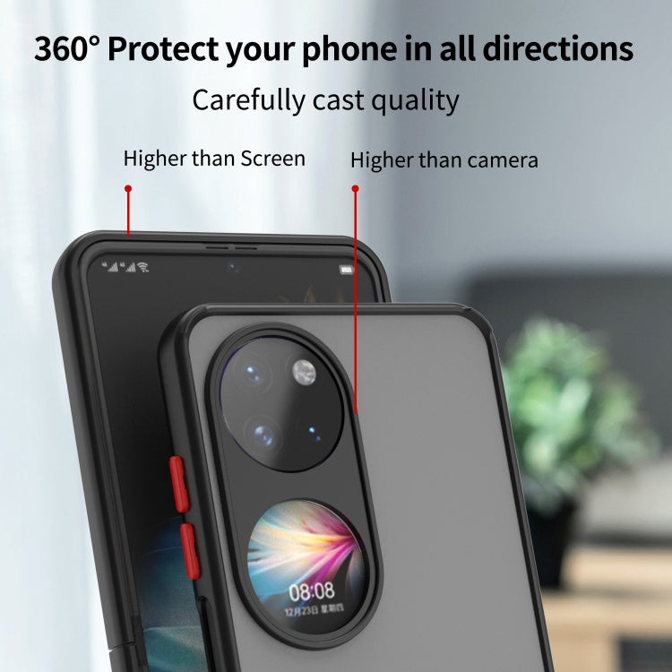 Custodia per telefono con supporto per PC + TPU serie Q Shadow 1, For Huawei P50 Pocket, For Samsung Galaxy Z Flip 3 5G
