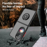 Custodia per telefono con supporto per PC + TPU serie Q Shadow 1, For Huawei P50 Pocket, For Samsung Galaxy Z Flip 3 5G