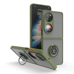 Custodia per telefono con supporto per PC + TPU serie Q Shadow 1, For Huawei P50 Pocket, For Samsung Galaxy Z Flip 3 5G
