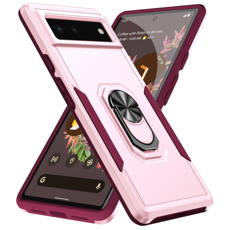 Custodia per telefono con supporto per PC + TPU per impieghi gravosi Pioneer Armor, For Google Pixel 6, For Google Pixel 6 Pro