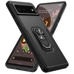Custodia per telefono con supporto per PC + TPU per impieghi gravosi Pioneer Armor, For Google Pixel 6, For Google Pixel 6 Pro