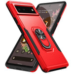 Custodia per telefono con supporto per PC + TPU per impieghi gravosi Pioneer Armor, For Google Pixel 6, For Google Pixel 6 Pro