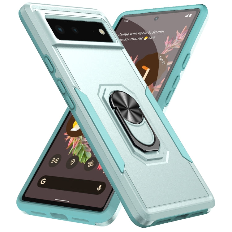 Custodia per telefono con supporto per PC + TPU per impieghi gravosi Pioneer Armor, For Google Pixel 6, For Google Pixel 6 Pro