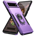 Custodia per telefono con supporto per PC + TPU per impieghi gravosi Pioneer Armor, For Google Pixel 6, For Google Pixel 6 Pro