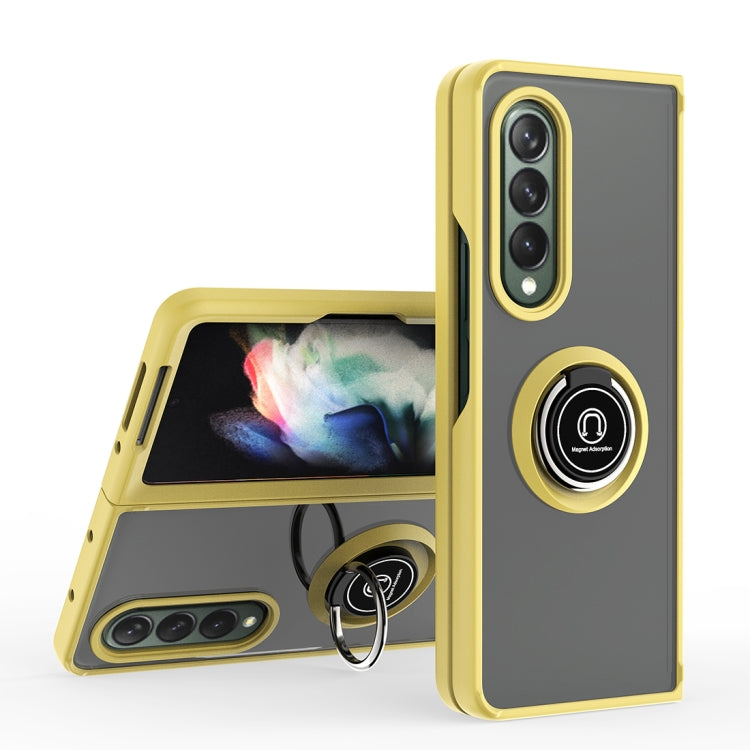 Custodia per telefono con supporto per PC + TPU serie Q Shadow 1, For Samsung Galaxy Z Fold3 5G