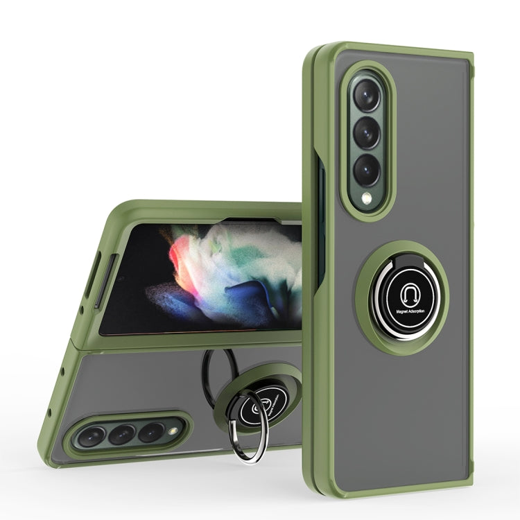 Custodia per telefono con supporto per PC + TPU serie Q Shadow 1, For Samsung Galaxy Z Fold3 5G