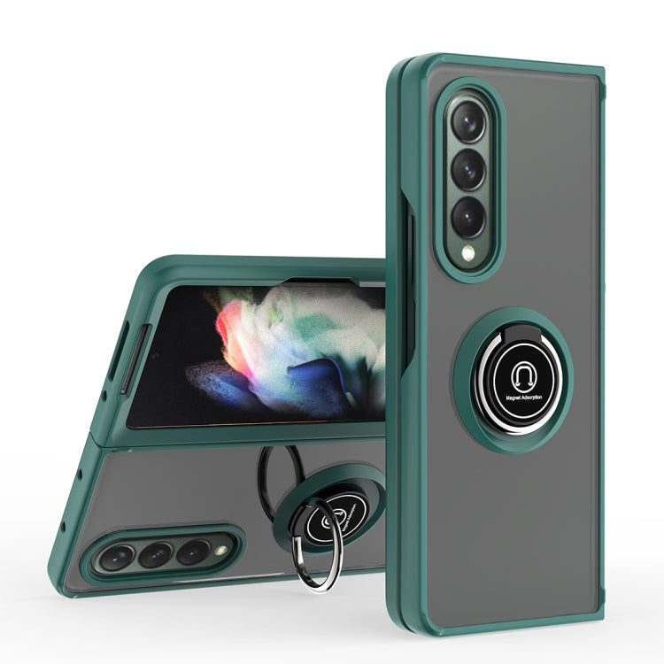 Custodia per telefono con supporto per PC + TPU serie Q Shadow 1, For Samsung Galaxy Z Fold3 5G