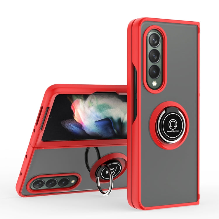 Custodia per telefono con supporto per PC + TPU serie Q Shadow 1, For Samsung Galaxy Z Fold3 5G