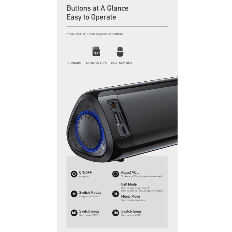 Altoparlante Bluetooth wireless da tavolo awei Y333 TWS