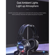 awei GM-2 USB + 3,5 mm Ambient Light Gaming Cuffie cablate con microfono, GM-2