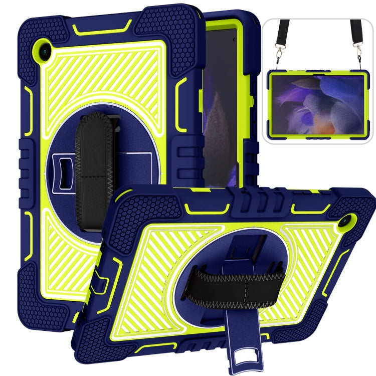 Rotazione a 360 gradi in silicone a contrasto di colore + custodia per tablet PC, For Samsung Galaxy Tab A8 10.5 2021