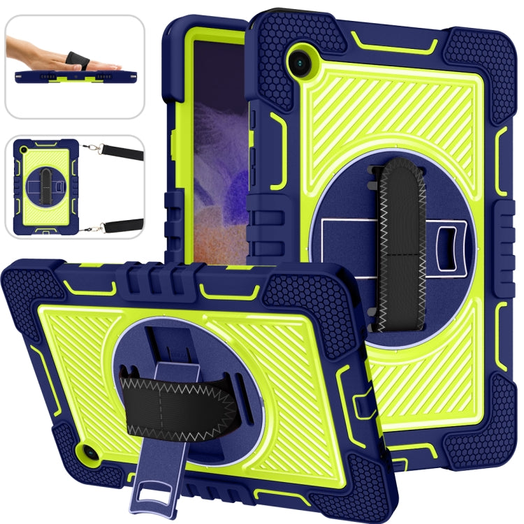 Rotazione a 360 gradi in silicone a contrasto di colore + custodia per tablet PC, For Samsung Galaxy Tab A8 10.5 2021