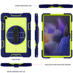 Rotazione a 360 gradi in silicone a contrasto di colore + custodia per tablet PC, For Samsung Galaxy Tab A8 10.5 2021