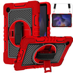 Rotazione a 360 gradi in silicone a contrasto di colore + custodia per tablet PC, For Samsung Galaxy Tab A8 10.5 2021