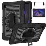 Rotazione a 360 gradi in silicone a contrasto di colore + custodia per tablet PC, For Samsung Galaxy Tab A8 10.5 2021