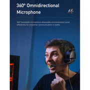 awei GM-3 USB + 3,5 mm Ambient Light Gaming Cuffie cablate con microfono, GM-3
