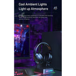 awei GM-3 USB + 3,5 mm Ambient Light Gaming Cuffie cablate con microfono, GM-3