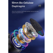 awei GM-3 USB + 3,5 mm Ambient Light Gaming Cuffie cablate con microfono, GM-3