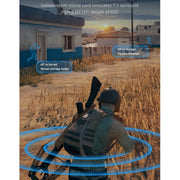 awei GM-5 USB + 3,5 mm Ambient Light Gaming Cuffie cablate con microfono, GM-5