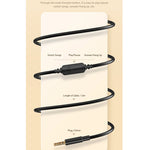 awei GM-6 Cuffie stereo cablate da 3,5 mm, GM-6(Black), GM-6(White)