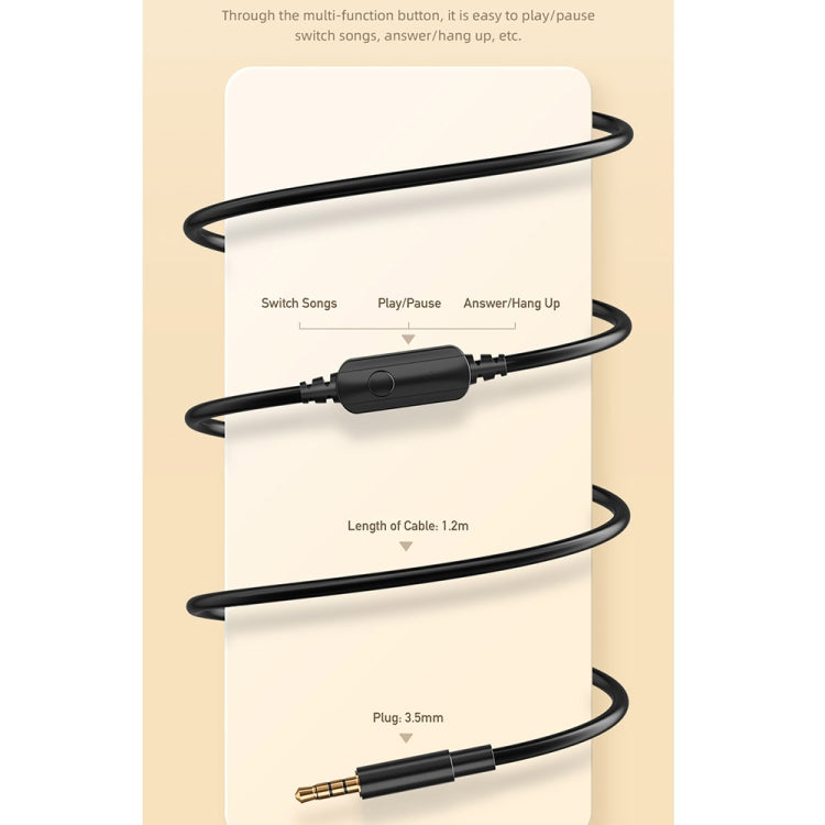 awei GM-6 Cuffie stereo cablate da 3,5 mm, GM-6(Black), GM-6(White)