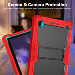 Custodia protettiva antiurto per tablet in silicone + PC con supporto, For Samsung Galaxy Tab A8 10.5 2021