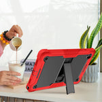 Custodia protettiva antiurto per tablet in silicone + PC con supporto, For Samsung Galaxy Tab A8 10.5 2021