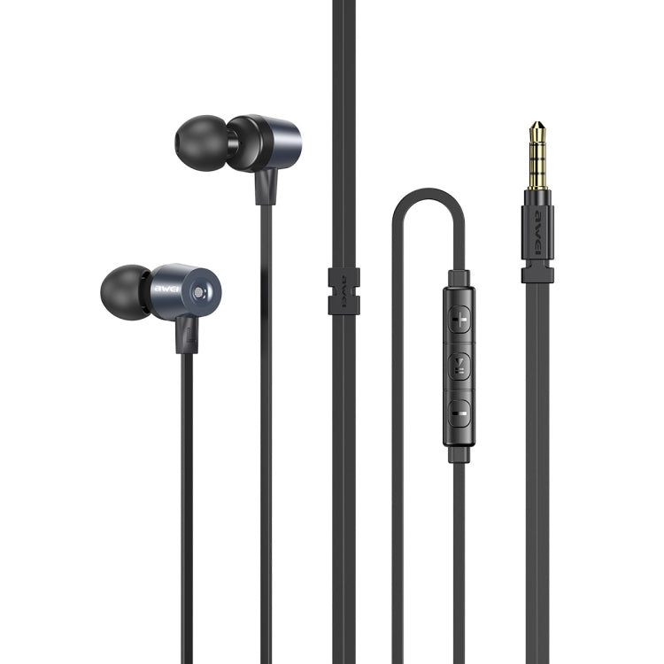 awei L1 Auricolare cablato stereo surround in-ear, L1(Black), L1(Grey)