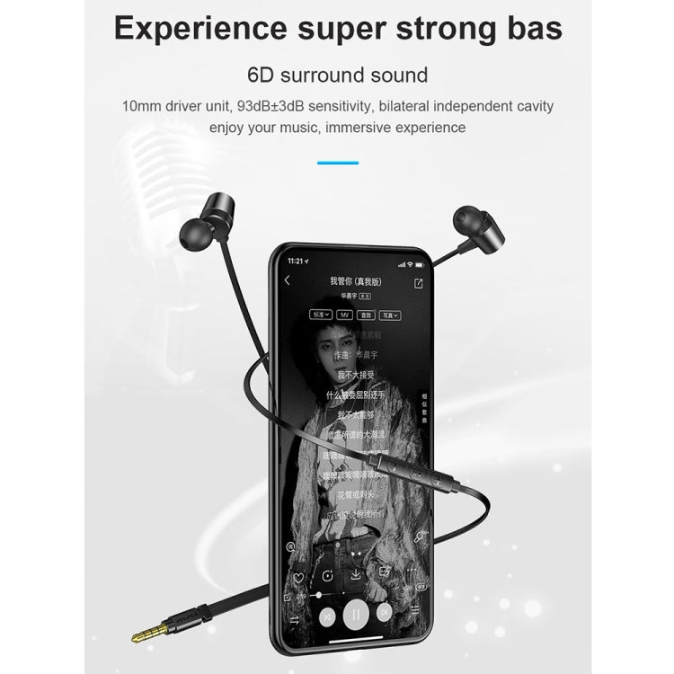 awei L1 Auricolare cablato stereo surround in-ear, L1(Black), L1(Grey)