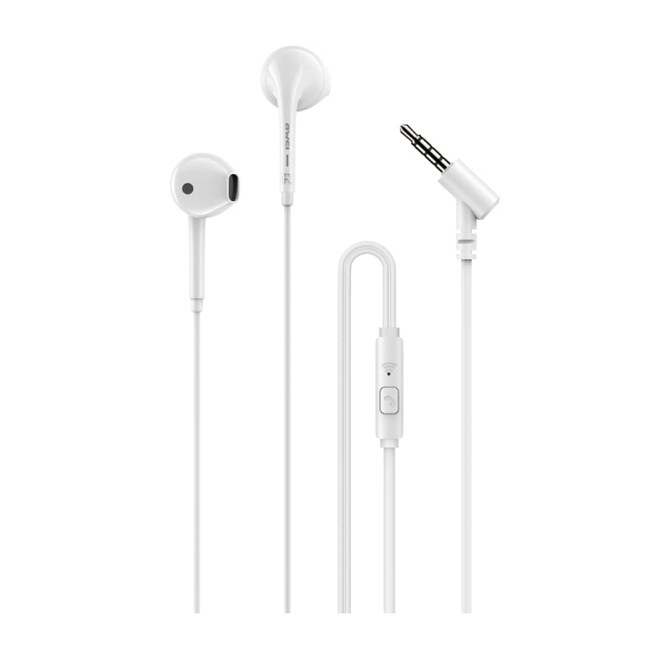 awei PC-7 Mini Auricolare semi-in-ear stereo cablato, PC-7(Black), PC-7(White)