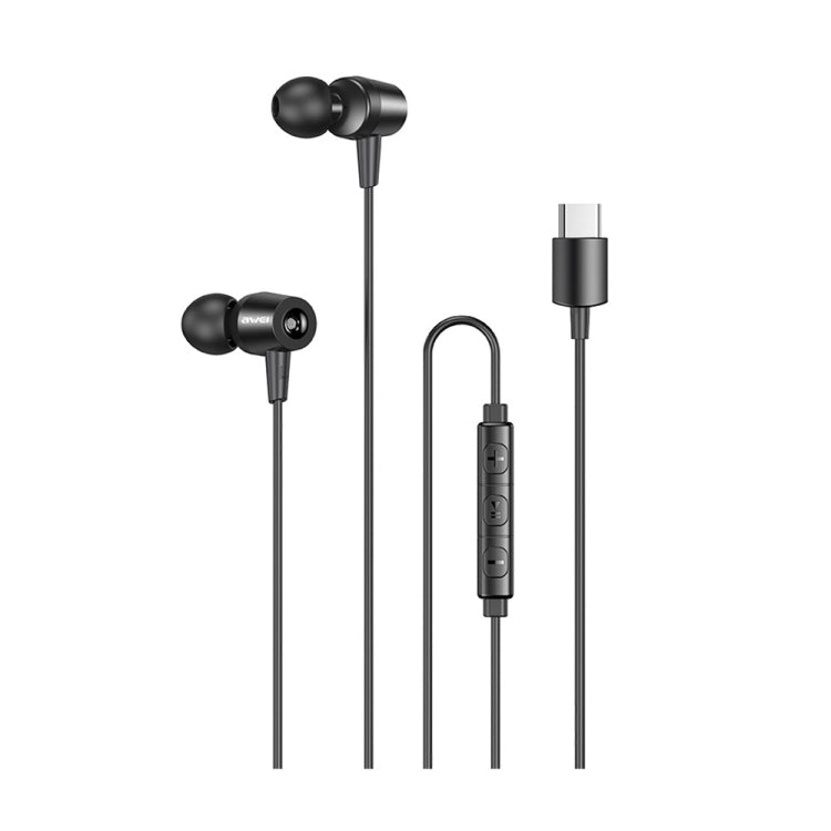 awei TC-1 Type-C / USB-C Auricolare stereo surround in-ear cablato, TC-1