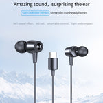awei TC-1 Type-C / USB-C Auricolare stereo surround in-ear cablato, TC-1