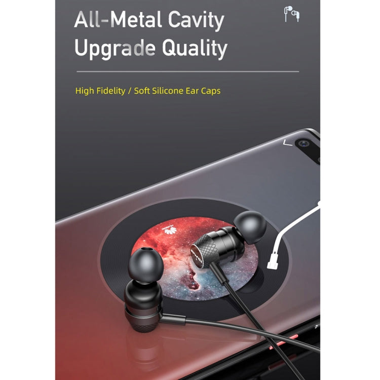 awei TC-5 Type-C / USB-C Mini Auricolare stereo cablato in-ear, TC-5
