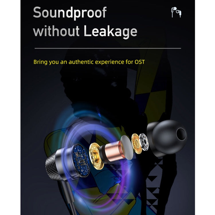 awei TC-5 Type-C / USB-C Mini Auricolare stereo cablato in-ear, TC-5
