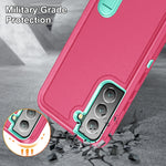 Custodia per telefono con supporto robusto 3 in 1, For Samsung Galaxy S22 5G, For Samsung Galaxy S22+ 5G, For Samsung Galaxy S22 Ultra 5G