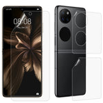 Full Screen Protector Pellicola idrogel antideflagrante, For Huawei P50 Pocket (Front Film) (1 PC), For Huawei P50 Pocket (Back Film) (1 PC), For Huawei P50 Pocket (Front + Back Film) (1 PC)