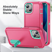 Custodia per telefono con supporto robusto 3 in 1, For iPhone 13, For iPhone 13 Pro
