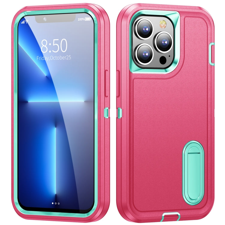 Custodia per telefono con supporto robusto 3 in 1, For iPhone 13 Pro Max, For iPhone 12 / 12 Pro